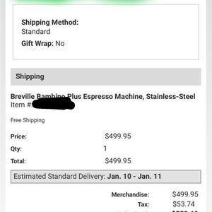 Breville bambino plus expresso machine